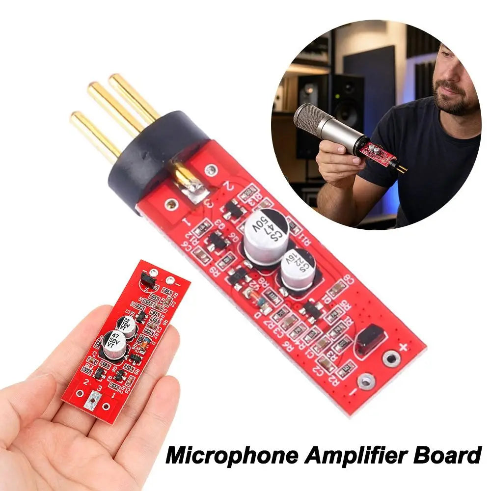 15–48V Phantom Power Condenser Mic Preamp Amplifier Board Microphone Preamp Board HIP