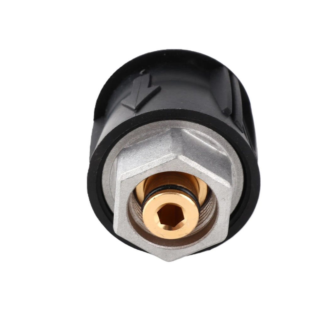 M22 14MM Pressure Washer Adapter Lightweight Leakproof Efficient Cleaning Aluminum Pressure Washer Quick Connector for Garden HIP