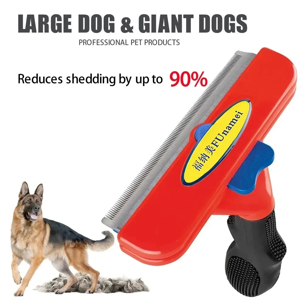 Pet Deshedding Brush – Dog & Cat Hair Removal Comb Pet Deshedding Brush HIP