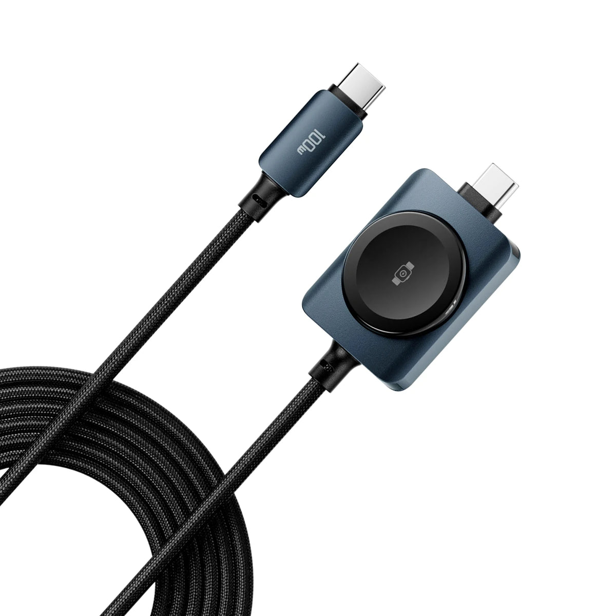 2-in-1 Fast Charger Cable & Magnetic Watch Charger Type-C Charging Cable HIP