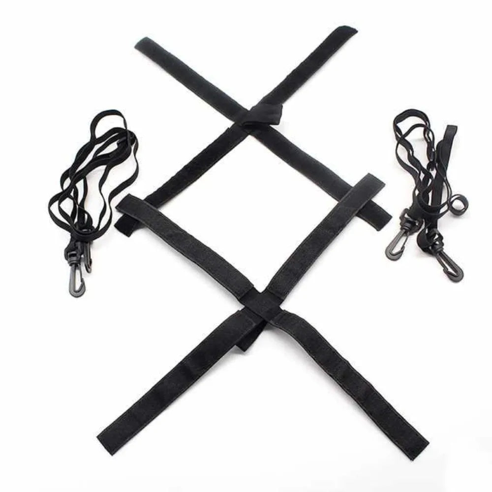 Elastic Volleyball Spike Trainer – Solo Serve Training Chain Volleyball Training Aid HIP Black