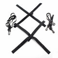 Elastic Volleyball Spike Trainer – Solo Serve Training Chain Volleyball Training Aid HIP Black