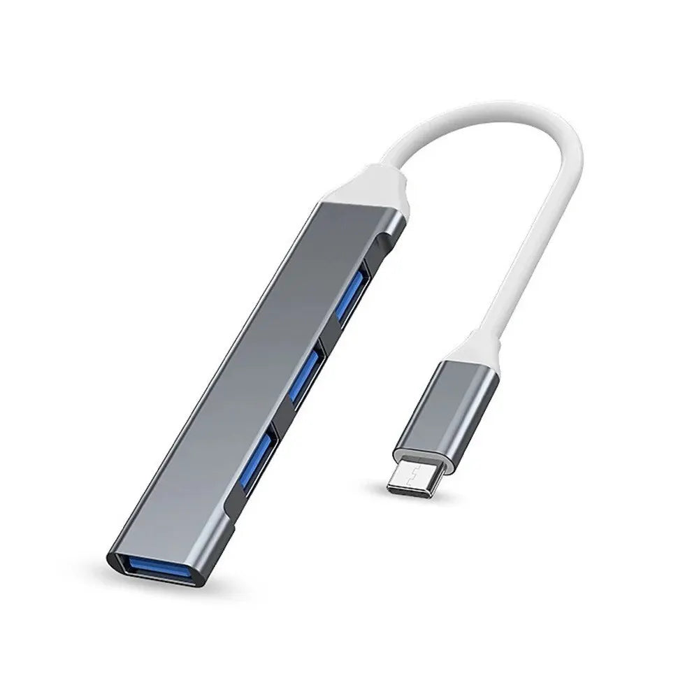 SEamopar USB-C Multi-Port Hub – Aluminum Splitter for Laptops USB-C Hub HIP Type C