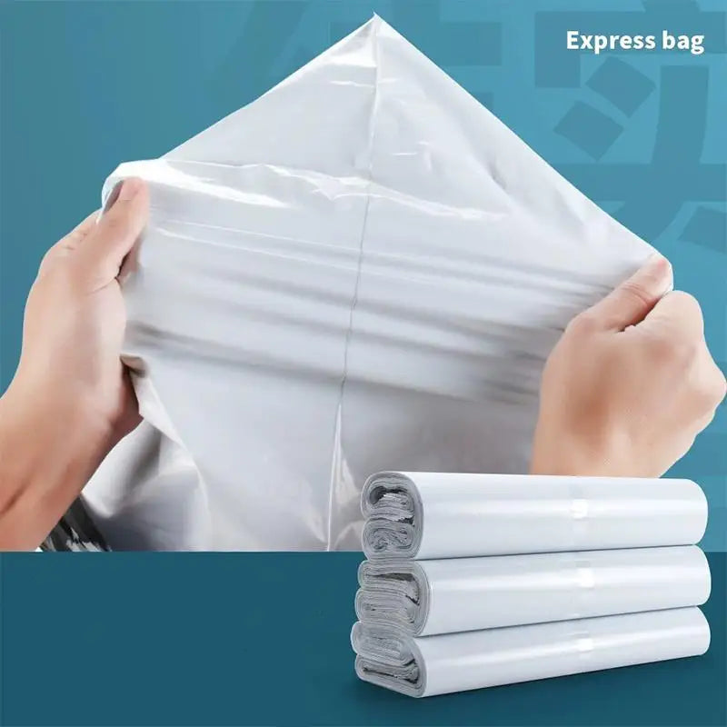 100-Pack Waterproof Self-Seal Poly Mailer Bags 15x25–35x45cm Poly Mailer Bags HIP