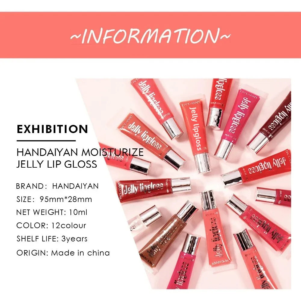 Handaiyan Candy Jelly Lip Gloss Oil – Hydrating & Plumping Lip Gloss Oil HIP