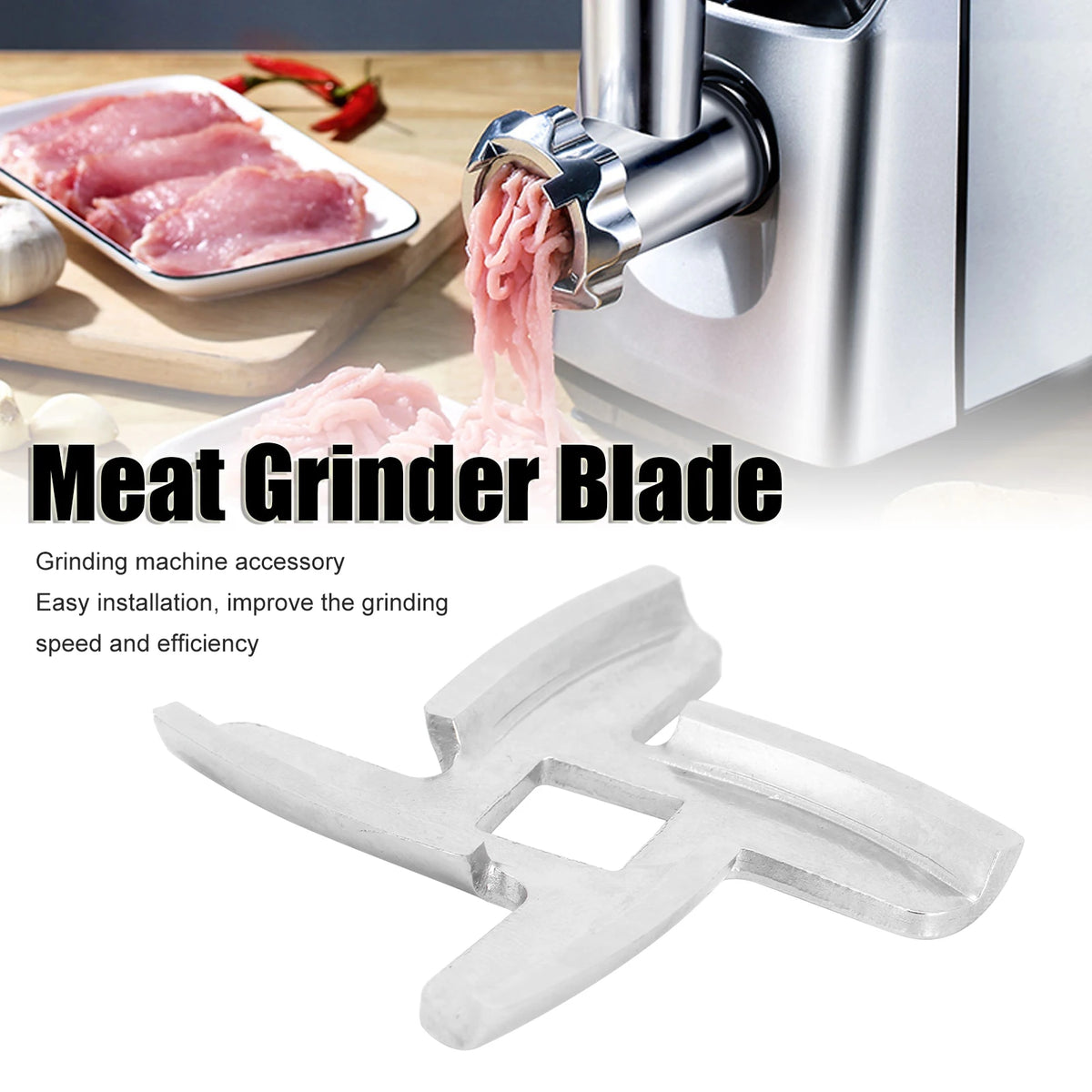 Meat Grinder Blade Food Grinding Plate Disc Attachment Part for Electric Meat Mincer Meat Grinder Blade Meat Grinder Plate HIP L