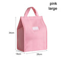 Insulated Thermal Lunch Bag – Waterproof Cooler Tote S/M/L Insulated Lunch Bag HIP pink small