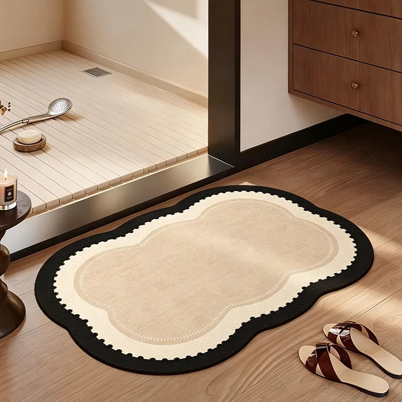 Absorbent Non-Slip Diatom Mud Bathroom Mat | Quick-Dry Rug Bathroom Floor Mat HIP