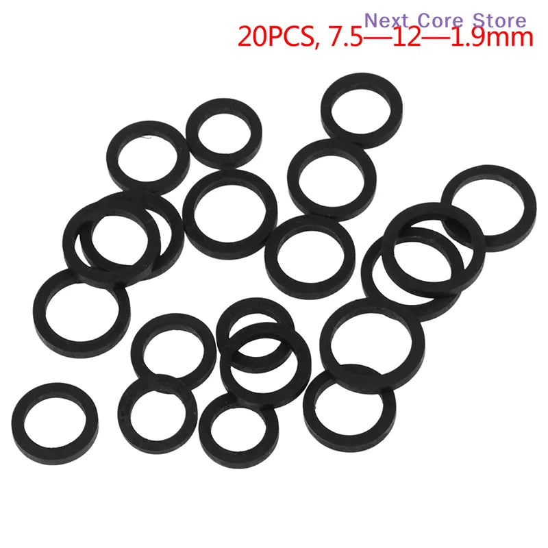 20-Piece Rubber Idler Rings for Cassette Deck & Tape Players Audio Player Parts HIP