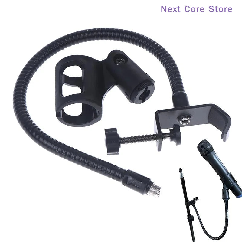 360° Flexible Gooseneck Mic Stand with Metal Table Clamp Microphone Stand HIP