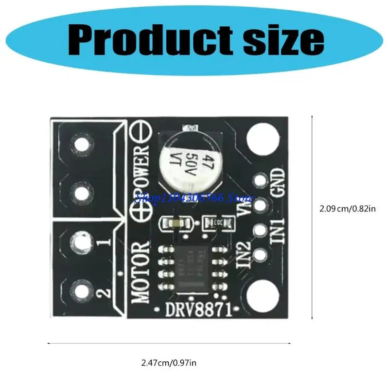 DRV8871 3.6A Motor Driver Board – PWM Control Module Motor Driver Module HIP