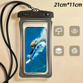Waterproof Phone Pouch with Lanyard – Touch Screen, Fits 7" Waterproof Phone Pouch HIP one size Black