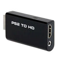 PS2 to HDMI Converter Adapter – Audio & Video, 480i/480p/576i HDMI Converter Adapter HIP black