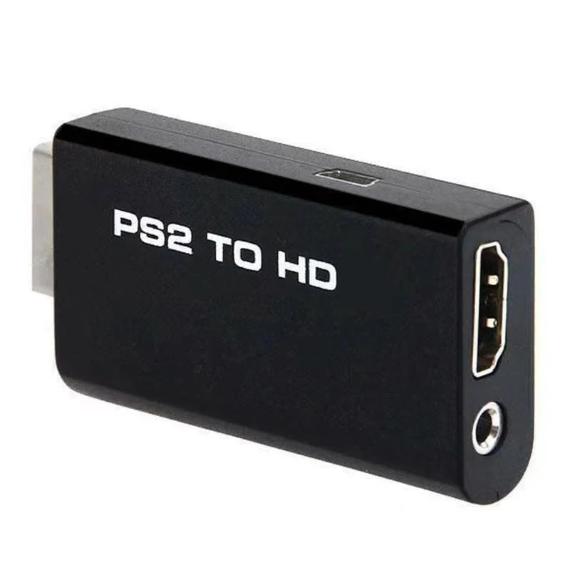 PS2 to HDMI Converter Adapter – Audio & Video, 480i/480p/576i HDMI Converter Adapter HIP black