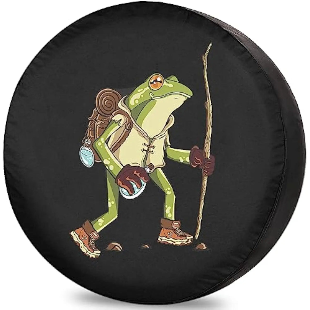 Hiking Frog Spare Tire Cover – RV SUV Truck Polyester Spare Tire Cover HIP Acquiesce 15 in