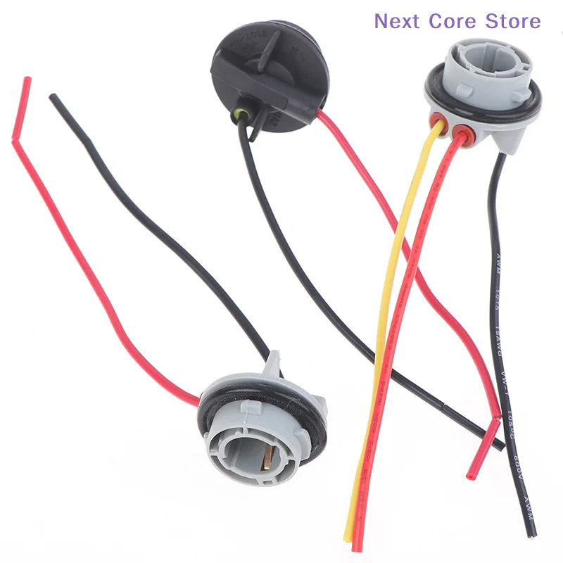 2-Pack 1156 1157 BAY15D Bulb Socket Adapter – DC 12V Bulb Socket Adapter HIP