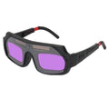 Auto-Darkening Welding Goggles | Solar Anti-Glare Lens Welding Safety Goggles HIP Purple