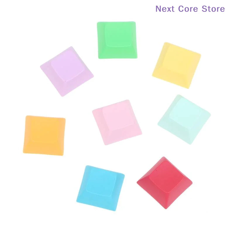 10-Pack DSA PBT 1U Keycaps for MX Switches – Multi-Color Mechanical Keyboard Keycaps HIP