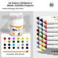 12/24 Color Twist-Up Washable Oil Pastels – Blendable Crayon Set Oil Pastel Crayon Set HIP 24 colors set