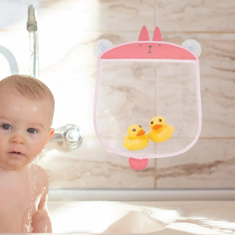 Hanging Bath Toy Storage Mesh Bag – Quick Dry Kids Organizer Bath Toy Organizer HIP