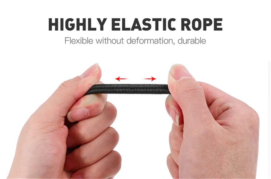 Heavy Duty Bungee Cords with Aluminum Carabiners | 7 Sizes Bungee Cord Set HIP