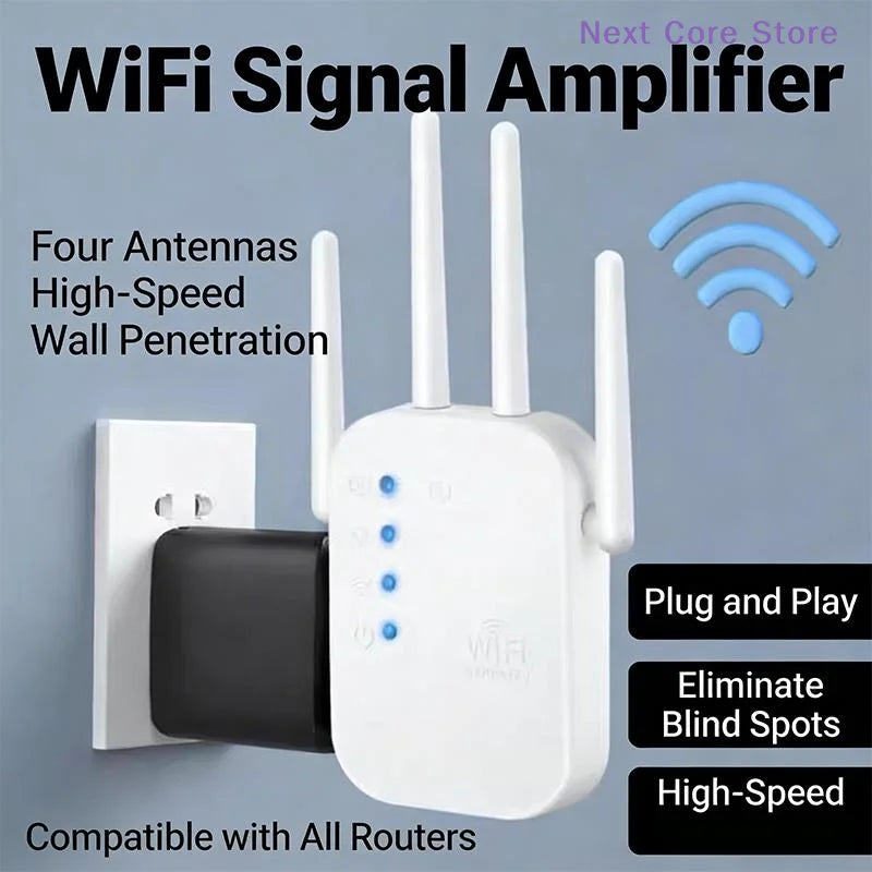300Mbps WiFi Extender Repeater – 2.4G Long Range Booster WiFi Range Extender HIP Default Title
