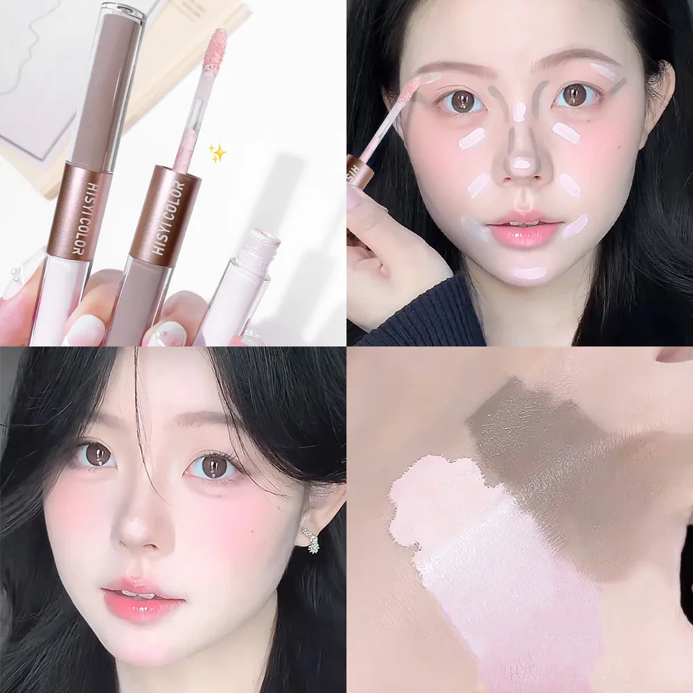 HISYI Dual-Head Cream Highlighter – Waterproof & Long-Lasting Cream Highlighter HIP H2209-01