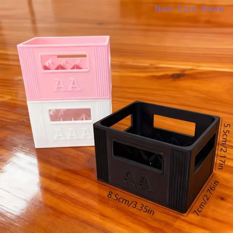 3D Printed AA & AAA Battery Organizer Box – 20/30 Slots Battery Storage Organizer HIP