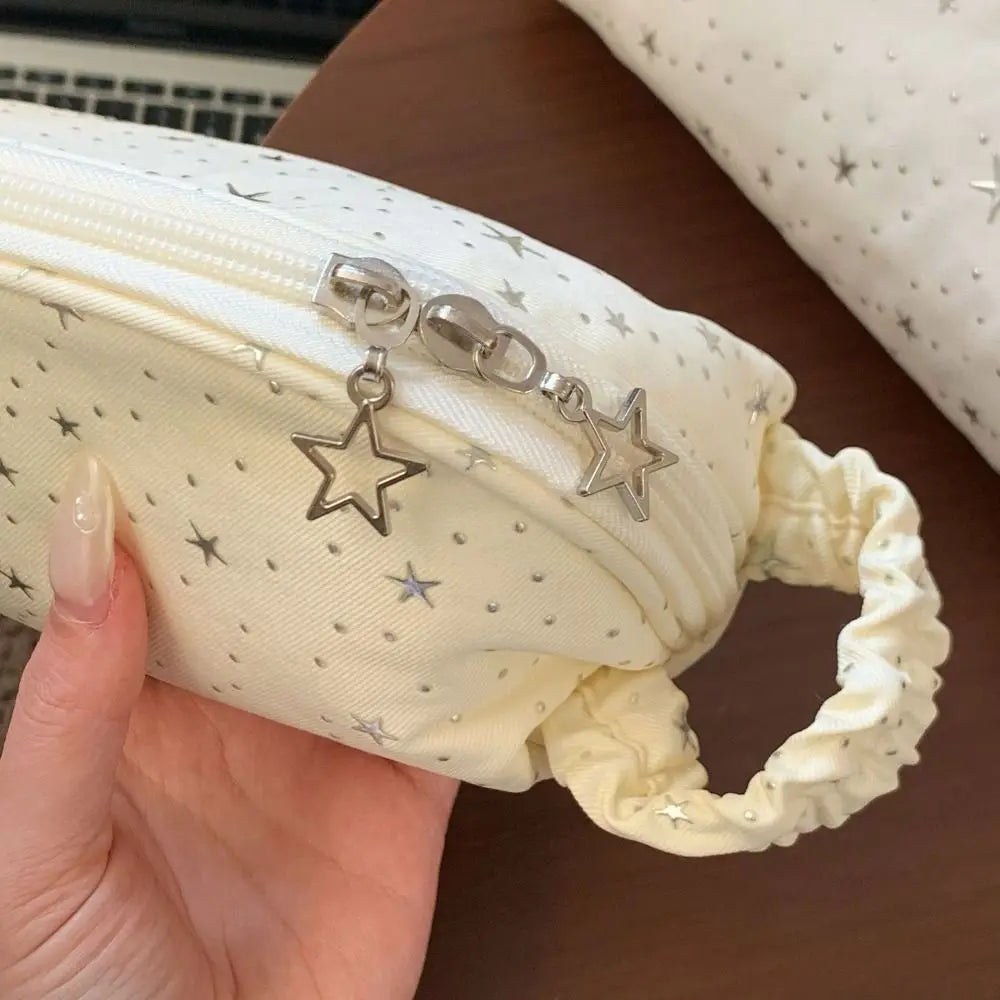 Shell-Shape Star Polka Dot Pencil Case – Large Capacity Pencil Case HIP