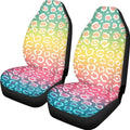 Leopard Print Car Seat Covers – Black Gray Universal Fit Car Seat Covers HIP 2