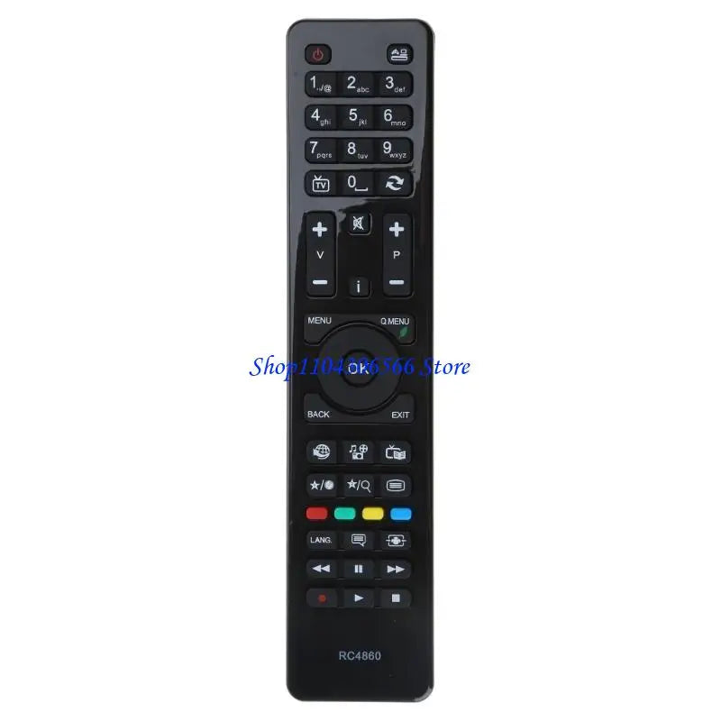 RC4860 Replacement Remote Control for Hitachi TVs TV Remote Control HIP Black CN