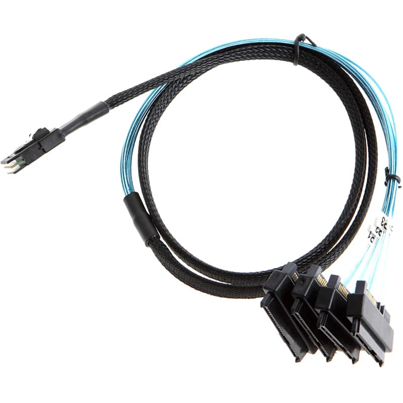 Mini SAS SFF-8087 to SFF-8482 Data Cable – 0.5M & 1M SAS Data Cable HIP