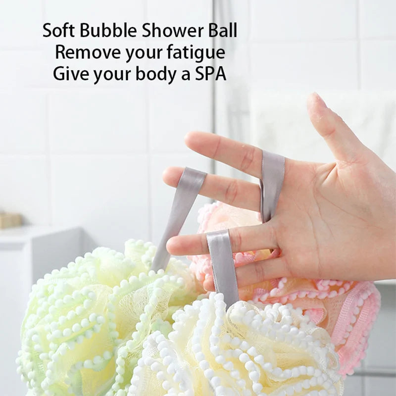 8-Pack Super Soft Exfoliating Bath Sponge Shower Puff Set Bath Sponge Set HIP