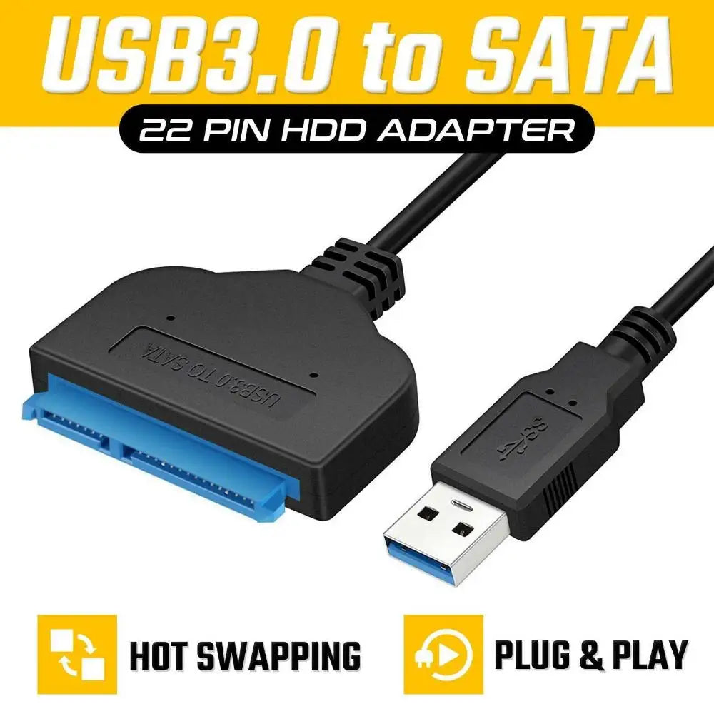 USB 3.0 to SATA Adapter Cable for 2.5" HDD & SSD | HIP SATA Adapter Cable HIP
