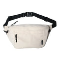 Large Capacity Nylon Crossbody Hip Bag – Unisex Travel Bag Crossbody Hip Bag HIP White