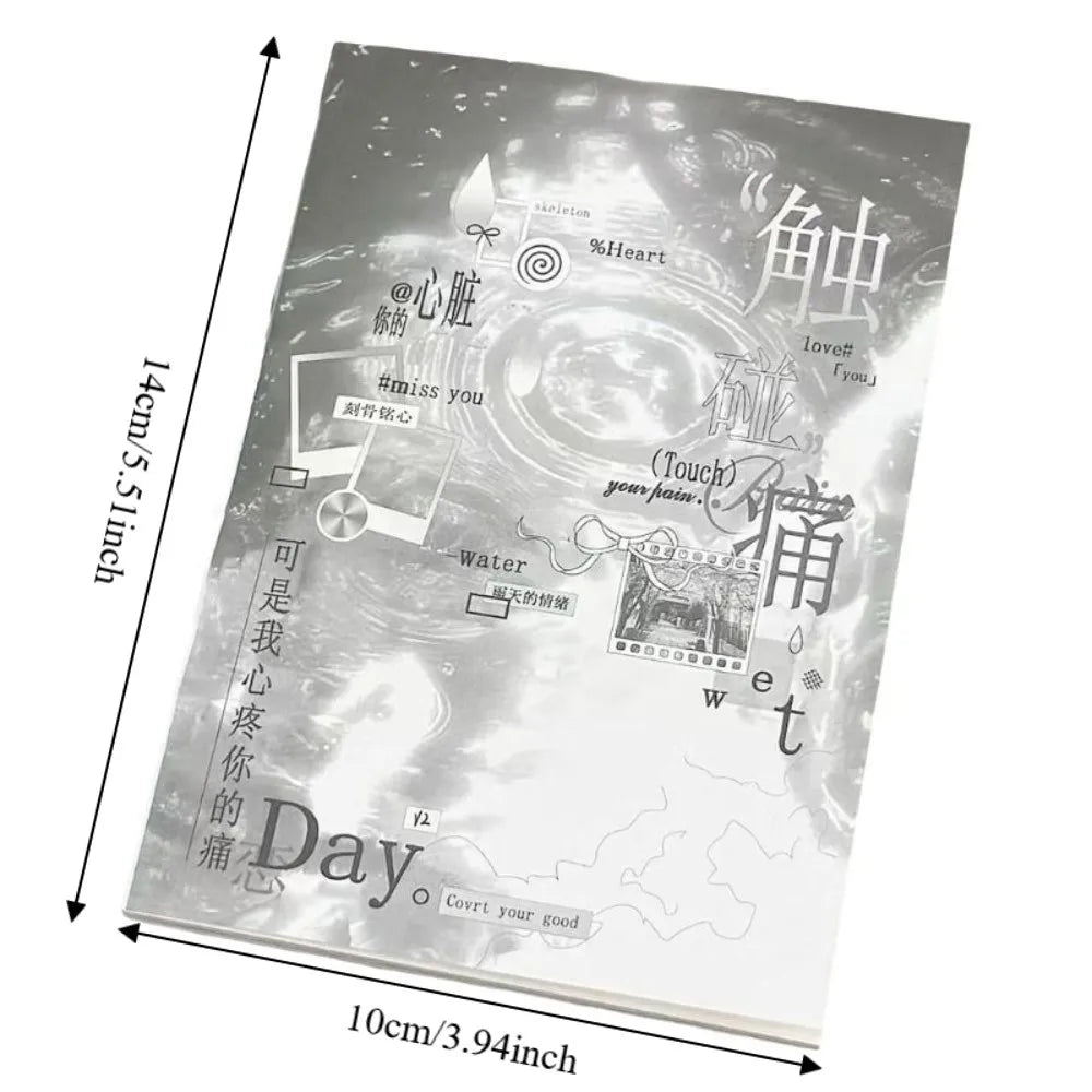 Japanese Style Sticker Book – Scrapbook & Collage Sheets Decorative Sticker Book HIP