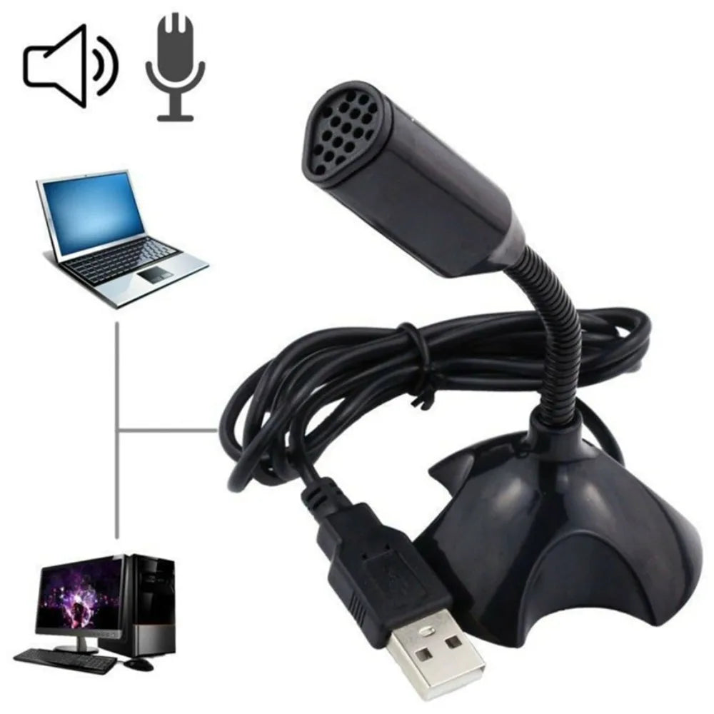 Mini USB Desktop Condenser Mic – Gaming & Streaming USB Condenser Microphone HIP