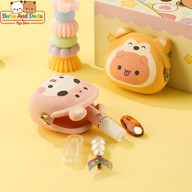 Bubu and Dudu Panda Silicone Coin Purse & Key Pouch Silicone Coin Purse HIP