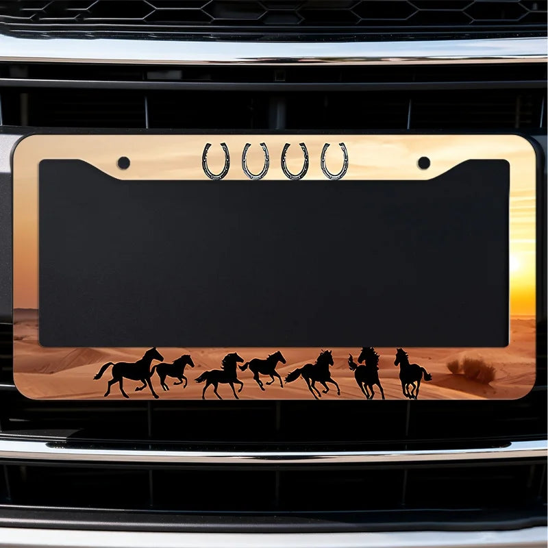 License Plate Frames for USA & Canada – Durable Unisex License Plate Frame HIP Dark Grey