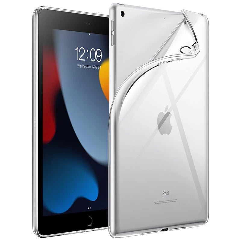 Shockproof Silicone iPad Case – Clear Flexible Cover Tablet Case HIP