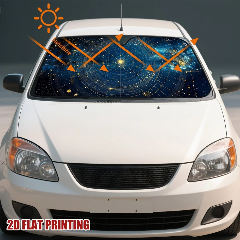 Celestial Star Map Car Sun Visor Cover | Cool Interior Car Sun Visor Cover HIP