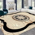 Geometric Nordic Area Rug – Modern Living Room & Bedroom Mat Area Rug HIP 3 40X60cm-Felt