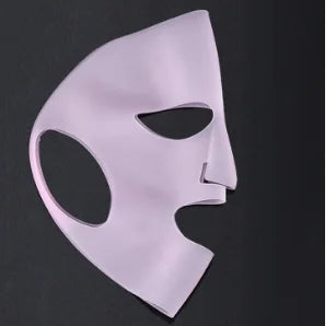 Silicone Face Mask Reusable Moisturizing Lifting Firming Anti Wrinkle V Shape Face Firming Gel Sheet Mask Ear Fixed Skin Care HIP Pink