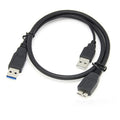 USB 3.0 to Micro B Y-Cable – HDD Power & Data Splitter USB Data Cable HIP As Photo 50cm
