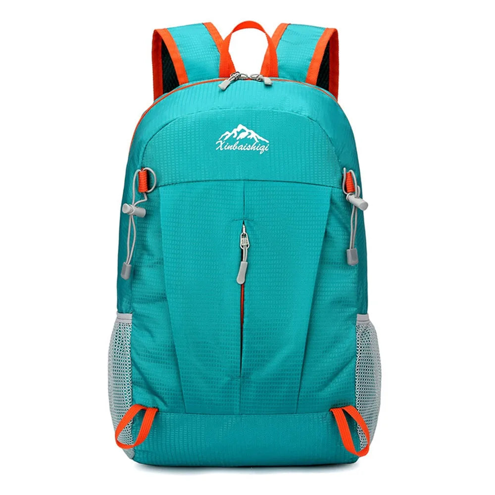 25L Foldable Waterproof Hiking Backpack – Ultralight Camping Bag Hiking Backpack HIP Lake Blue