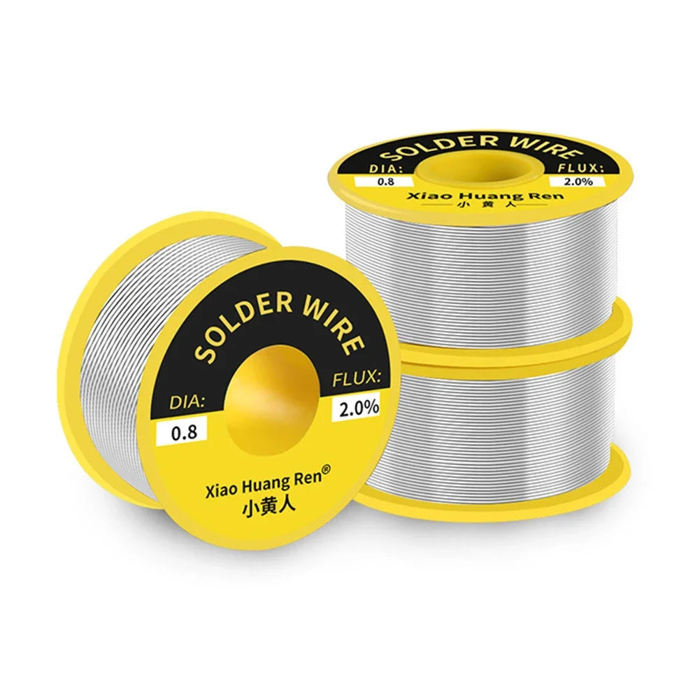 Rosin Core Tin Solder Wire 60/40 Solder Wire Soldering Welding Flux 1.5-2.0% Iron Wire Reel 50g Diamater 0.5/0.6/0.8/1/1.2mm HIP