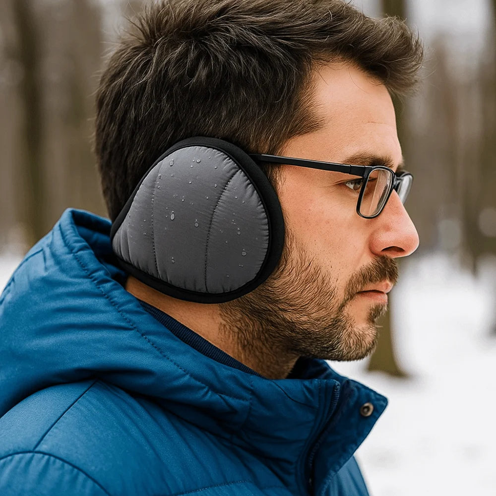 Men's Windproof Foldable Winter Earmuffs – Warm & Waterproof Winter Earmuffs HIP