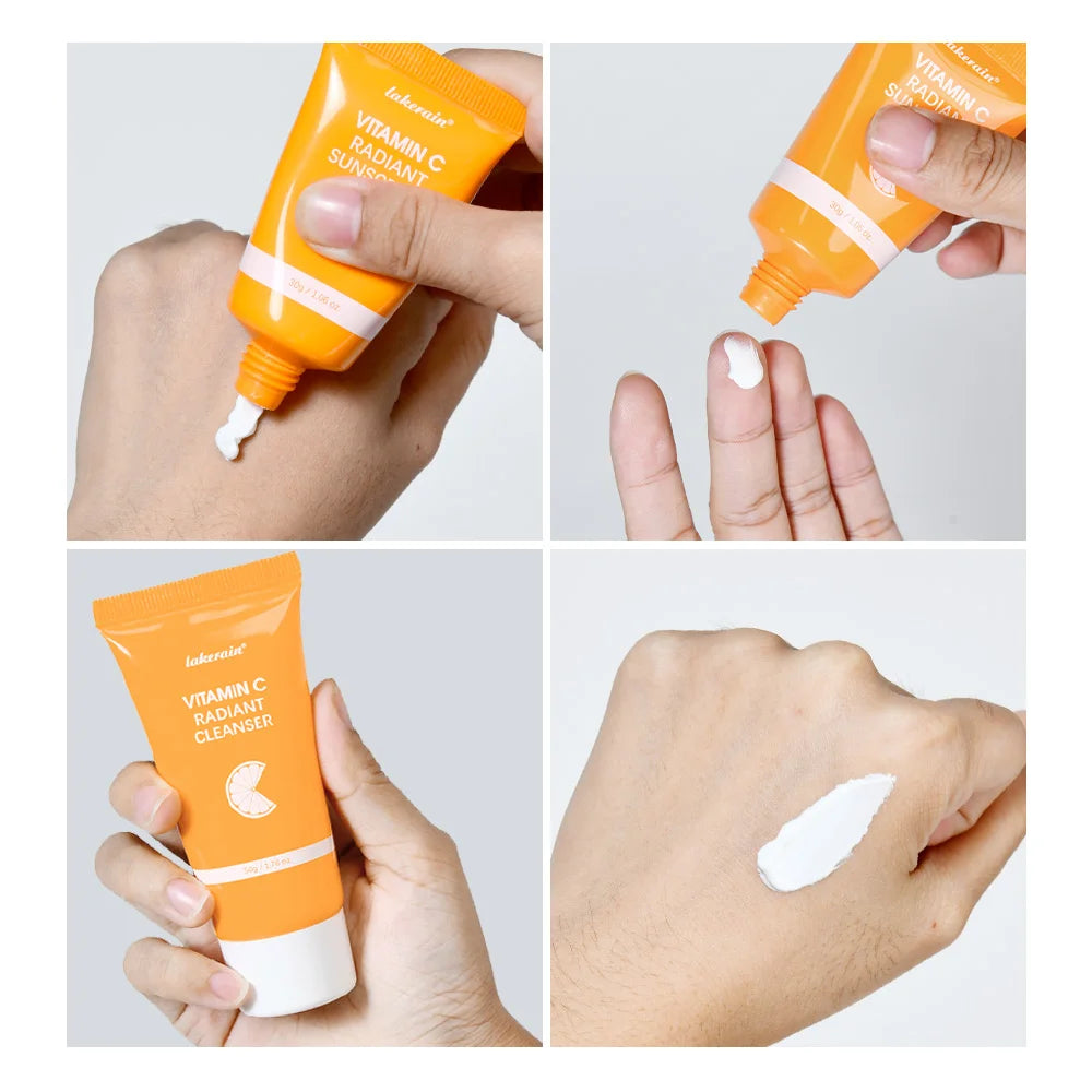 SPF 30 Vitamin C Moisturizer Protects Skin From UV Rays Hydrating Lotion Brightens Skin Nourishment Multiple Skin Care HIP