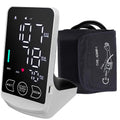 LED Digital Arm Blood Pressure Monitor – Voice & USB-C Blood Pressure Monitor HIP Black