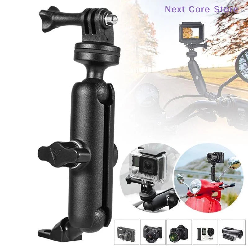 Metal Motorcycle & Bike Handlebar Camera Mount – 360° Rotation Camera Handlebar Mount HIP